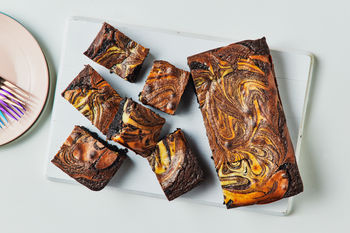 DIY Bake | Peanut Butter Cheesecake Brownies, Makes 12-16