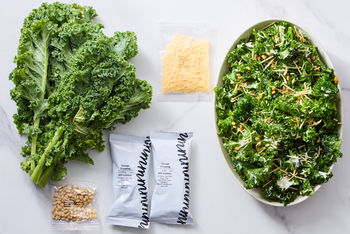 Meal Shortcut | Kale Caesar with Pine Nuts & Parmesan, 4 portions