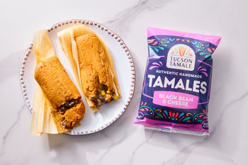 Black Bean & Cheese Tamales, 2 portions