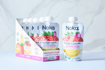 Superfood Smoothie + Immunity Boost, Strawberry Banana, 6 portions