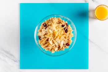 1–2–3 Ontbijtrecept: Couscous met appel en amandel (2 porties)