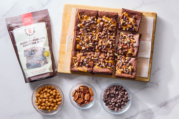 Easy Prep Baking Kit! Turtle Brownies