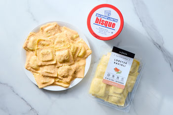 Meal Shortcut | Lobster Ravioli with Lobster Cream Sauce