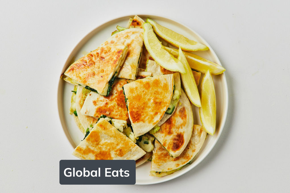 Sandwich Press Haloumi 'Gozleme'