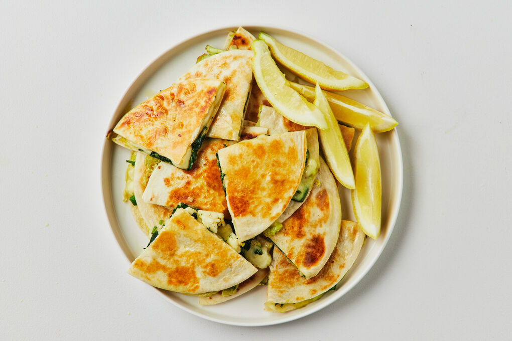 Sandwich Press Haloumi 'Gozleme'