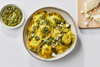 Four Cheese Ravioli, Basil Pesto & Feta Kit, Serves 2
