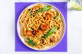 1–2–3-Lunchrezept: Hähnchen-Udon mit Pak Choi (2 Port.)