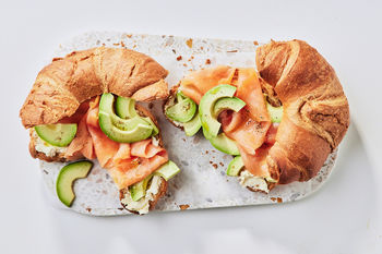 Smoked Salmon, Cream Cheese & Avo Croissant Kit, Serves 2