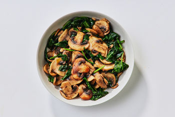 Garlic-Pepper Spinach & Mushroom Kit, Serves 2