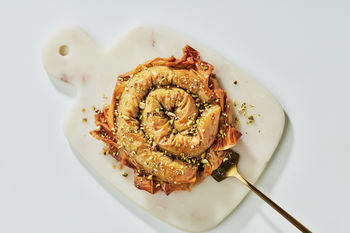 DIY Bake | Spiced Apple Filo Scroll with Maple & Pistachio, Serves 4-6