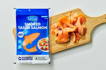 Tassal Smoked Tassie Salmon, 100g