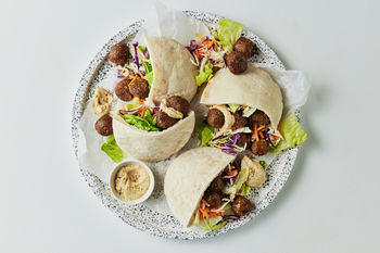 Falafel Salad Pita Kit, Serves 2