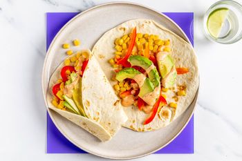 1–2–3 Lunchrecept: Groentewraps met avocado (2 porties)