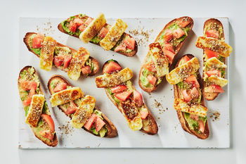 Haloumi, Avo & Dukkah Toasts, Serves 2