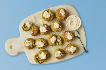Winter Mix & Match | Pesto Arancini & Truffle Mayo, Serves 4