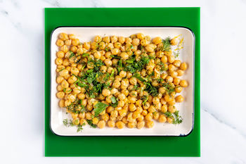 1–2–3 Mix & Match: Warme Kichererbsen mit Kräutern (2 Port.)