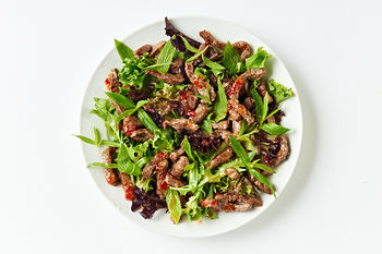 Thai Beef Salad with Sweet Chilli Dressing, Serves 2