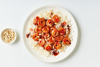 Char Siu Prawn Stir-Fry & Rice Kit, Serves 2