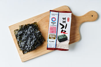 Obap Korean Roasted Seaweed, 8x5g
