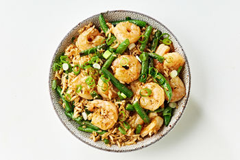 Szechuan Prawn Fried Rice, Serves 2