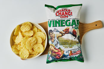 SnackaChangi Vinegar & Salt Chips, 150g