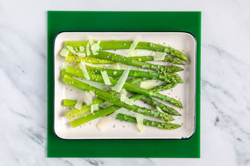 1–2–3 Mix & Match: Groene asperges met sesam en kaas (2 porties)