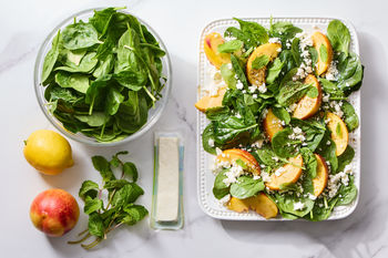 Meal Shortcut | Nectarine Spinach Salad Shortcut, 2 portions