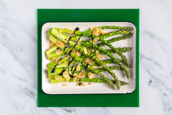 1–2–3 Mix & Match: Grüner Spargel mit Mandelblättchen (2 Port.)