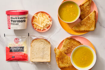 Kid-Friendly Meal Shortcut | Grilled Cheese with Butternut Squash Soup, 2 portions