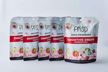 Bundle & Save $2.99 | Frisp Apple & Strawberry Smoothie Drops, 5x15g