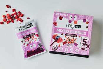 Frisp Minis Mixed Berries Diced Fruit Crisps, 5x7g