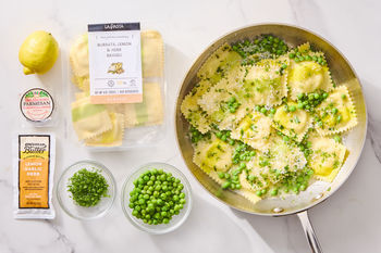 Meal Shortcut | Lemon Burrata Ravioli 
