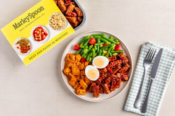 Tempeh-Rendang mit Ei & Karotten Nasi-Goreng-Style (1 Port.)