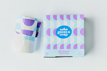 Who Gives A Crap Bin Liners 30L, 40Pack