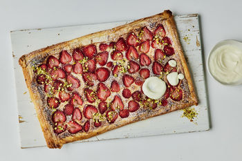 Mix & Match | Strawberry Galette with Pistachios & Yoghurt, Serves 4