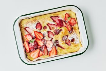 DIY Bake | Tray Bake Strawberry Pancake with Maple, Serves 2