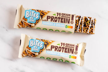 Bites We Love: Protein Bar Cookies & Cream (2x50g)