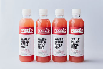 Bundle & Save $2.97 | Watermelon, Apple & Mint Juice, 4x300mL