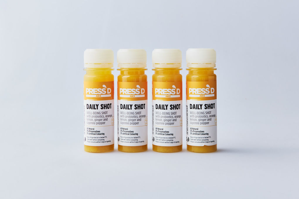 Press'd Citrus Daily Shots, 4x60mL