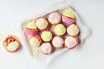 DIY Bake | Kids Rhubarb Jam Cupcakes with Cream Cheese Frosting, Makes 12