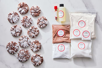 Easy Prep Baking Kit! Chocolate Crinkle Cookies, 24 cookies