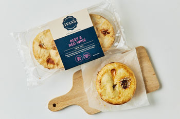 Ivan's Beef & Red Wine Pies, 2x220g