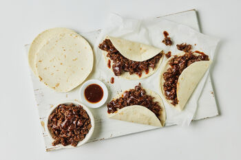 Smoky Pulled Mushroom Taco Kit, Serves 2