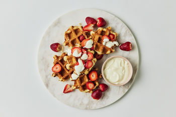 Strawberry & Yoghurt Waffle Kit, Serves 2