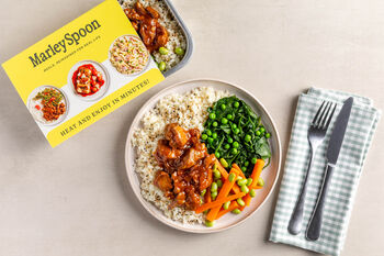 Koreaanse kip bulgogi met bloemkoolrijst (1 portie)