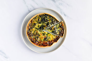 Quiche met spinazie en kaas (300g)