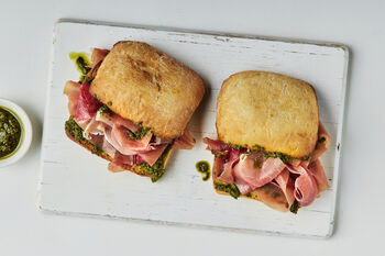 Serrano Ham & Pesto Roll Kit, Serves 2