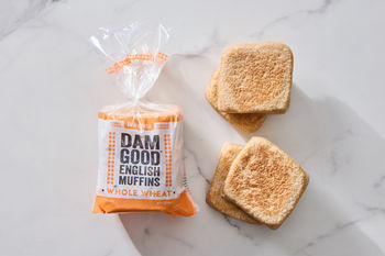 Whole Wheat Sourdough English Muffins, 4 Pack