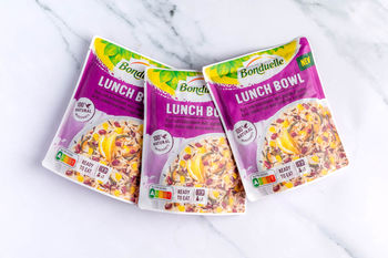 3 voor 2: Lunchbowl met rijst, kidneybonen, maïs en gegrilde groente (3x250g)