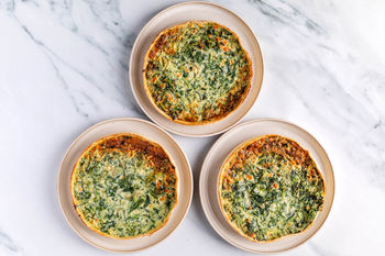 3 voor 2: Quiche met spinazie en kaas (3x300g)